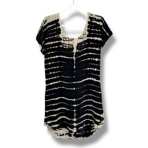 Gypsy 05 Silk Tie Dye Stripe Mini Dress Size Medium